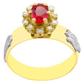 Anel de formatura em ouro 18k - Clássico